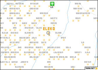 map of Eleko