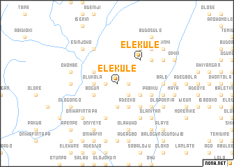 map of Elekule