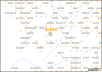 map of Eleku