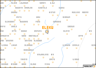 map of Eleku