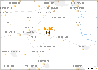 map of Elek