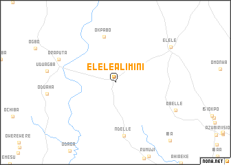 map of Elele Alimini