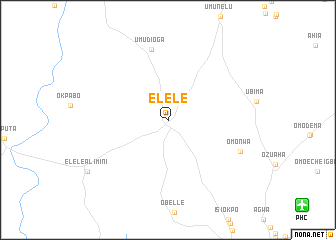 map of Elele