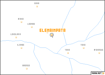 map of Elema-Impata