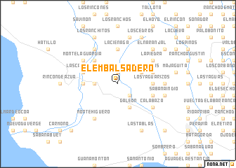 map of El Embalsadero