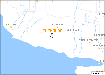 map of El Embudo