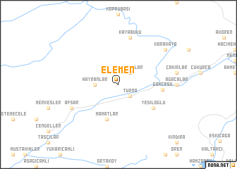 map of Elemen