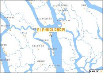 map of Elem Kalabari