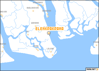 map of Elem Krakrama