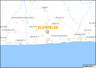 map of El Empalme