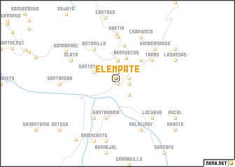 map of El Empate