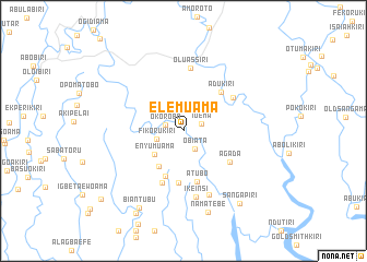 map of Elemuama