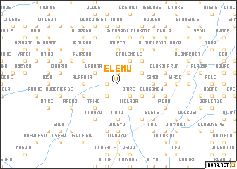 map of Elemu