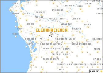 map of Elena Hacienda