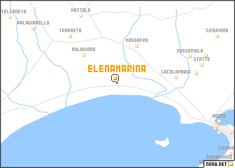 map of Elena Marina