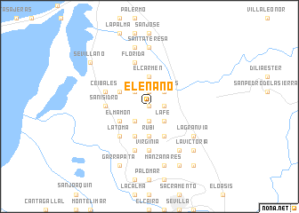 map of El Enano