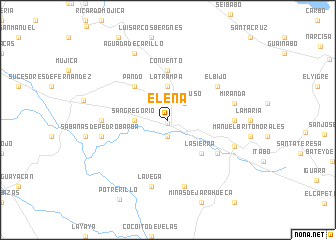 map of Elena