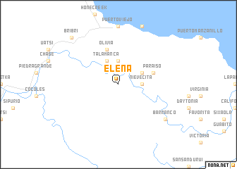 map of Elena