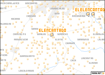 map of El Encantado