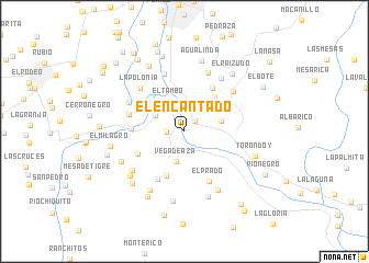 map of El Encantado