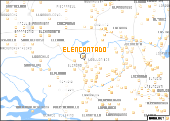 map of El Encantado