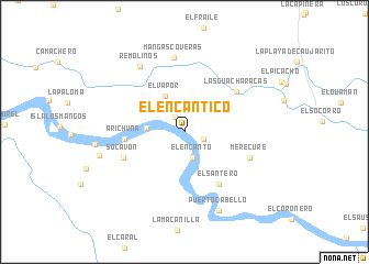 map of El Encantico