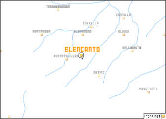 map of El Encanto