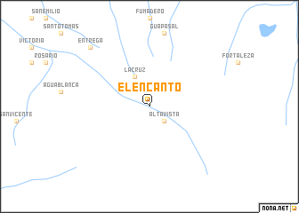 map of El Encanto