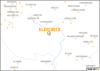 map of El Encanto