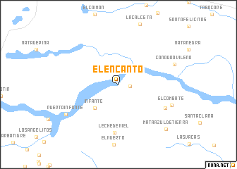 map of El Encanto