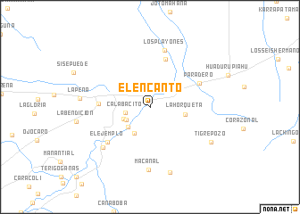 map of El Encanto