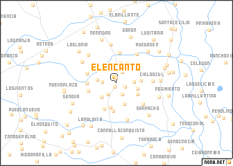 map of El Encanto