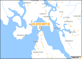 map of El Encanto