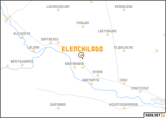 map of El Enchilado