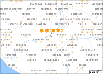 map of El Encierro