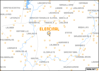 map of El Encinal