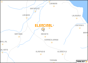 map of El Encinal