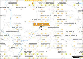 map of El Encinal