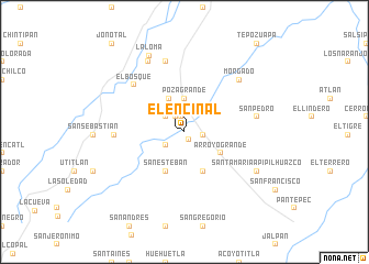 map of El Encinal