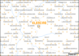 map of El Encino