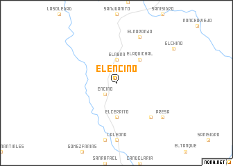 map of El Encino