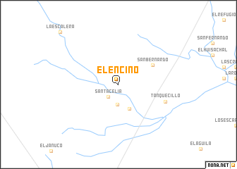 map of El Encino