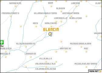map of El Encín