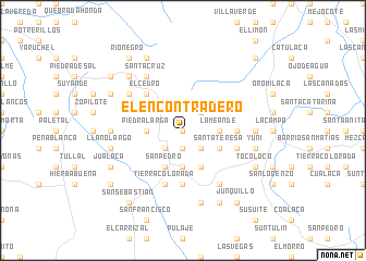 map of El Encontradero