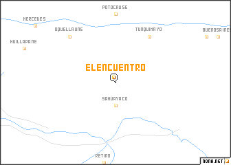 map of El Encuentro