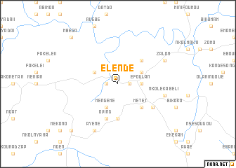 map of Elendé