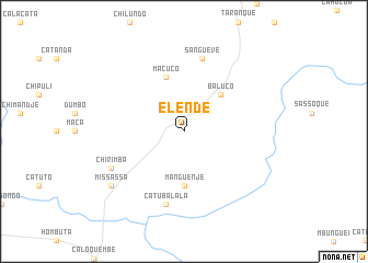 map of Elende