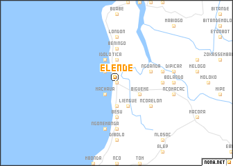 map of Elendé