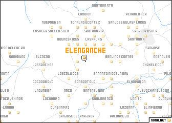 map of El Enganche