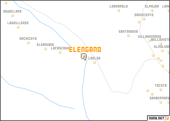 map of El Engaño